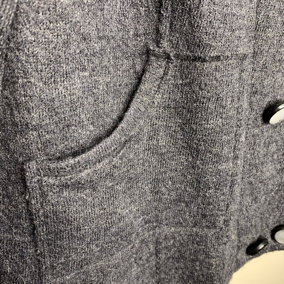 CABI My Fair Charcoal Wool Knit Sweater Jacket - Picture 6 of 10